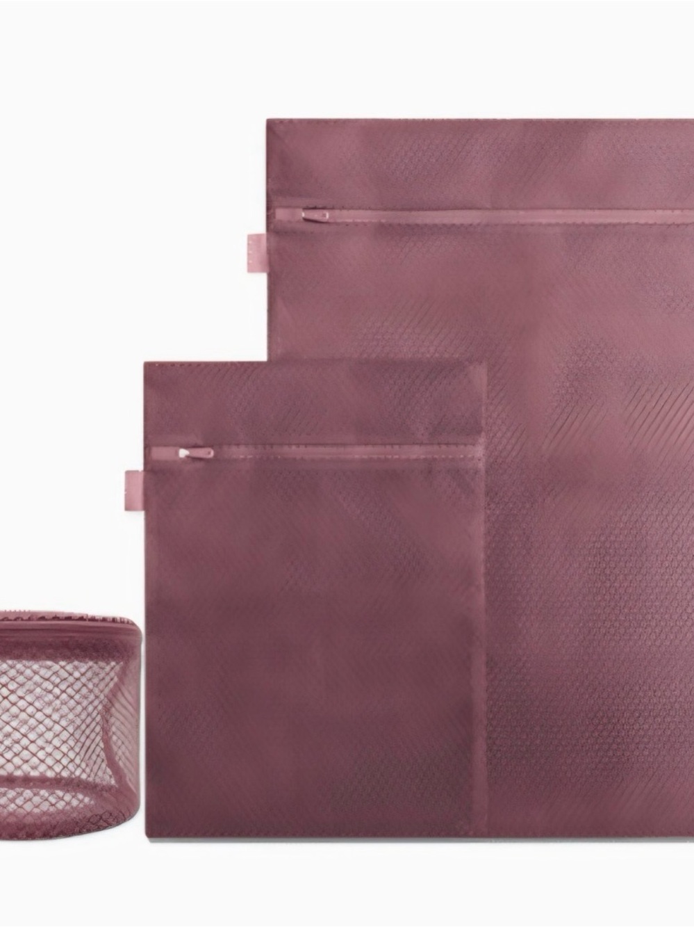 Brand New, Blissy - Mesh Wash/Laundry Bags - Plum (3 pack)